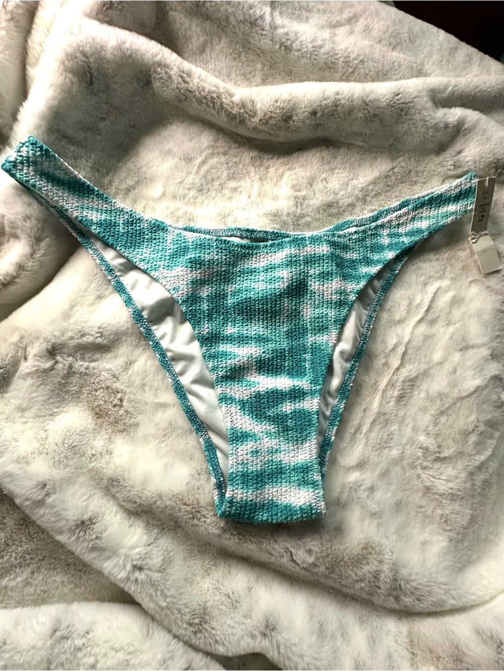 PINK Victoria’s Secret Aqua Tie-Dye Bikini Bottom